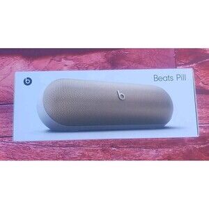 Apple Beats Pill Champagne Gold Portable Speaker NEW SEALED